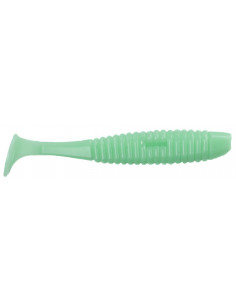 Їстівний силікон Віброхвіст Shiner 5" колір 09 Green Milk... 2