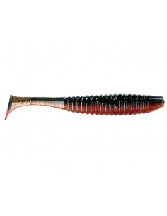Їстівний силікон Віброхвіст Shiner 5" колір 52 Red Craw...
