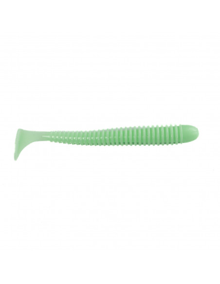 Їстівний силікон Віброхвіст Zander Worm 4.5" колір 09 Green Milk UV кількість в пачці 4шт