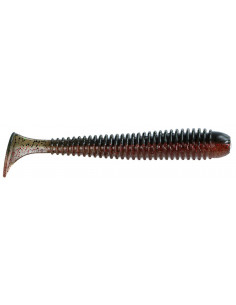 Съедобный силикон Виброхвост Zander Worm 4.5" цвет 52 Red... 2