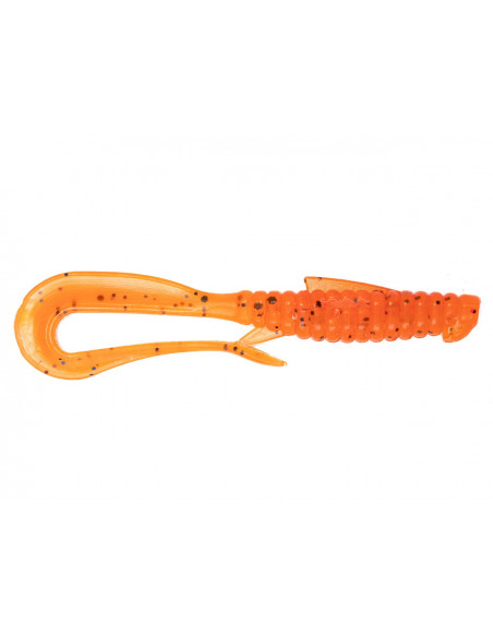 Їстівний силікон Віброхвіст Mad Worm 3.5" колір 18 HOT Carrot UV кількість в пачці 6шт
