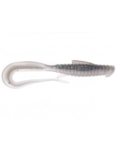 Їстівний силікон Віброхвіст Mad Worm 3.5" колір 04 White...