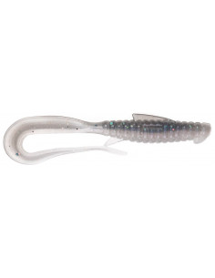 Їстівний силікон Віброхвіст Mad Worm 3.5" колір 04 White... 2