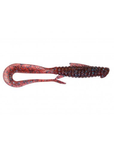 Съедобный силикон Виброхвост Mad Worm 3.5" цвет...