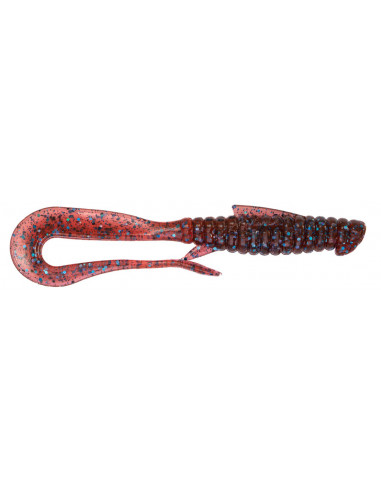 Съедобный силикон Виброхвост Mad Worm 3.5" цвет...