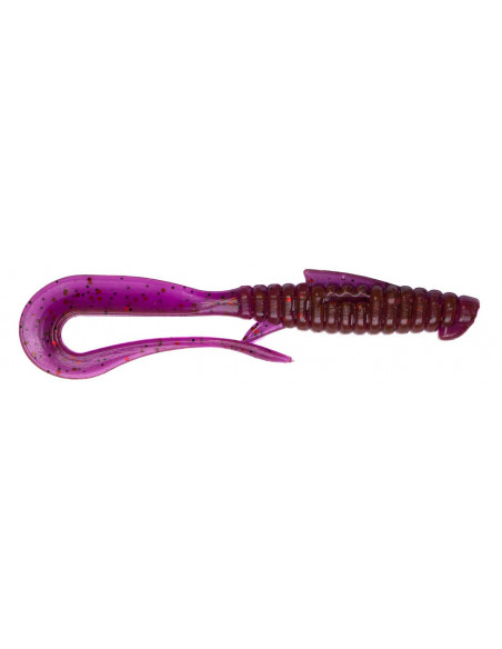 Їстівний силікон Віброхвіст Mad Worm 3.5" колір 01 LOX UV  кількість в пачці 6шт