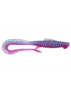 Їстівний силікон Віброхвіст Mad Worm 3.5" колір 51 Clear...