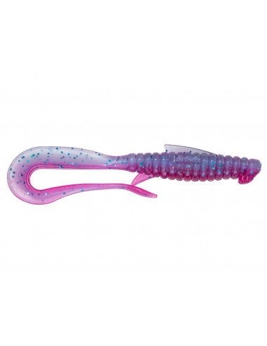 Съедобный силикон Виброхвост Mad Worm 3.5" цвет...