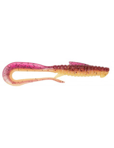 Съедобный силикон Виброхвост Mad Worm 3.5" цвет 54 LOX... 2