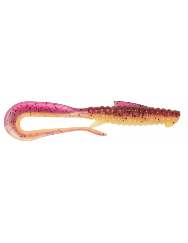 Съедобный силикон Виброхвост Mad Worm 3.5" цвет...