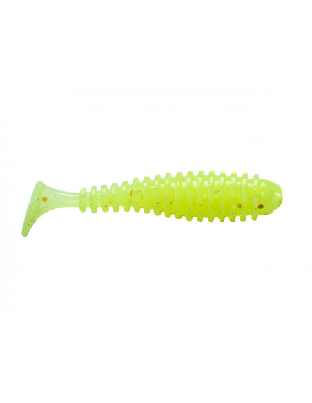 Їстівний силікон Віброхвіст Fatik 1.2"  колір 58 Chartreuse GF UV кількість в пачці 12шт