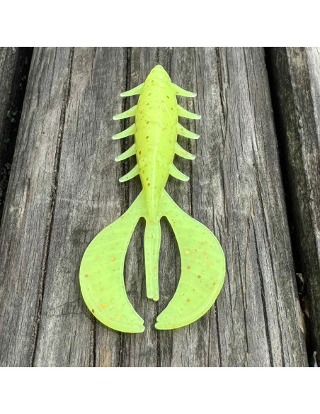 Їстівний силікон рак Chubby Craw 2.4" 60мм колір 58 Chartreuse GF UV кількість в пачці 7шт