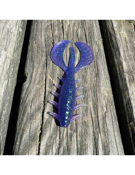 Їстівний силікон рак Chubby Craw 2.4" 60мм колір 50 June Bug UV кількість в пачці 7шт