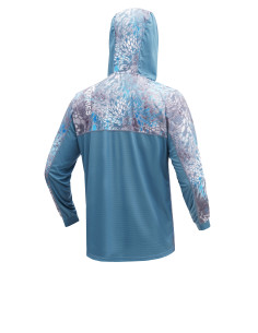 Дышащая рыболовная худи с рисунком REPTILE SKIN Blue Air... 2