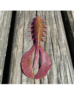 Съедобный силикон рак Chubby Craw 2.4" 60мм цвет 01 LOX... 2
