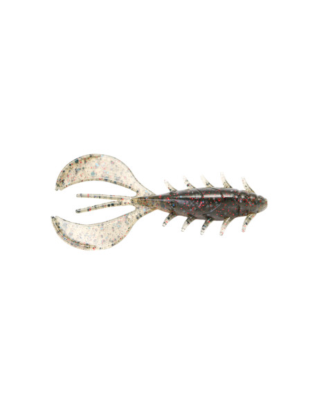 Съедобный силикон рак Chubby Craw 2.4" 60мм цвет 63 Green Pumping RF UV количество в пачке 7шт