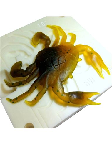 Рибальська форма для силіконових приманок 3dCrab 1,4 дюймів ID C197 від SavageGear