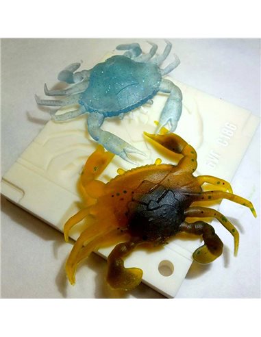Рибальська форма для силіконових приманок 3dCrab 1,4 дюймів ID C197 від SavageGear