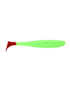 Съедобный силикон Виброхвост Shiner 4" цвет 67 Acid Green...