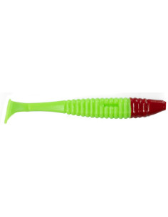 Їстівний силікон Віброхвіст Shiner 4" колір 66 Acid Green...