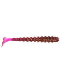 Съедобный силикон Виброхвост Zander Worm 3" цвет 01 Lox...