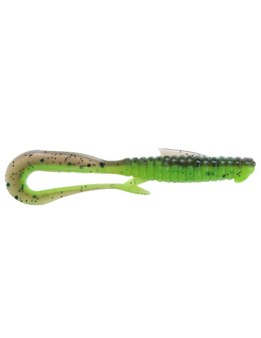 Съедобный силикон Виброхвост Mad Worm 3.5" цвет...