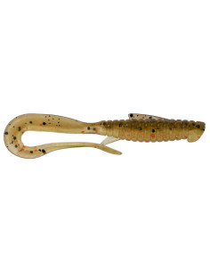 Съедобный силикон Виброхвост Mad Worm 3.5" цвет 69 AB... 2