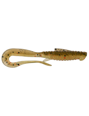 Съедобный силикон Виброхвост Mad Worm 3.5" цвет...