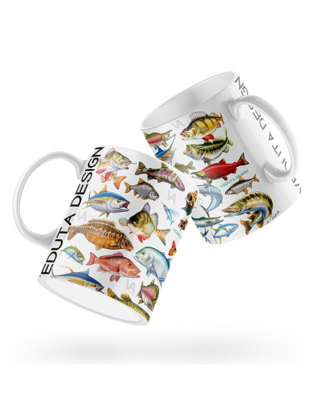 Чашка для риболова VEDUTA 330ml "Worldwide Fishing White"