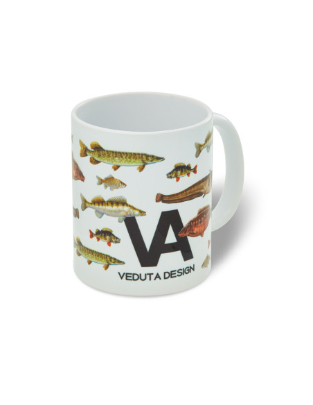 Чашка для риболова VEDUTA 330ml "Риби біла"