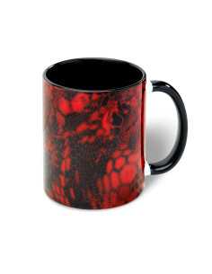 Чашка для риболова VEDUTA 330ml "Reptyle Skin BLOODY RED"