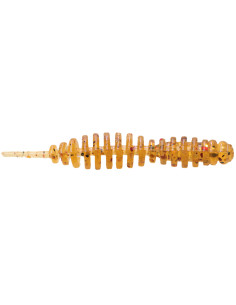 Съедобный силикон Червь Killer Lip 1,4" цвет 07 Caramel... 2