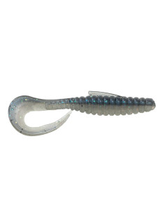 Съедобный силикон Твистер Mad Reaper 2,6" цвет 04 White...