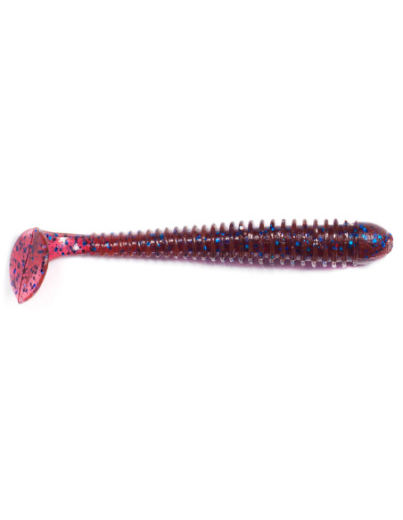 Їстівний силікон Віброхвіст Zander Worm 3" колір 11 Grape UV кількість в пачці 6шт