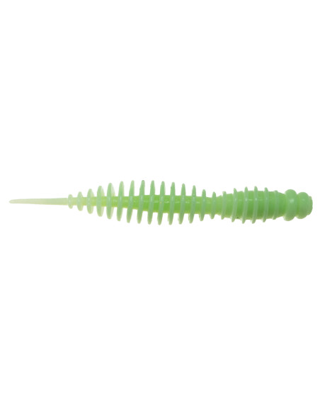 Їстівний силікон Хробак Killer Lip 3" колір 09 Green Milk UV кількість в пачці 6шт