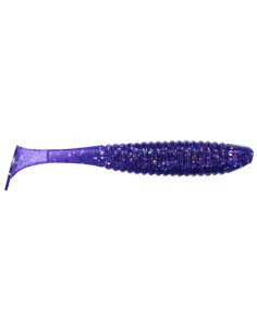 Съедобный силикон Виброхвост Shiner 3" цвет 03 Violet UV... 2