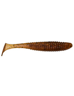 Съедобный силикон Виброхвост Shiner 3" цвет 07 Caramel... 2