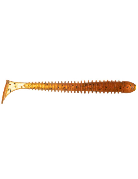 Съедобный силикон Виброхвост Zander Worm 3" цвет 07 Caramel количество в пачке 6шт