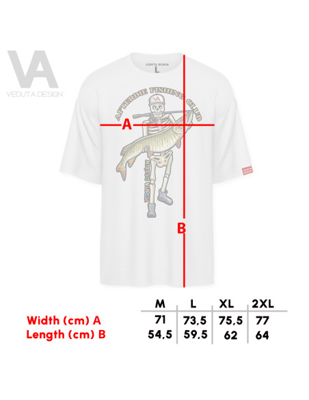 Футболка оверсайз VEDUTA Sander Lucioperca scales